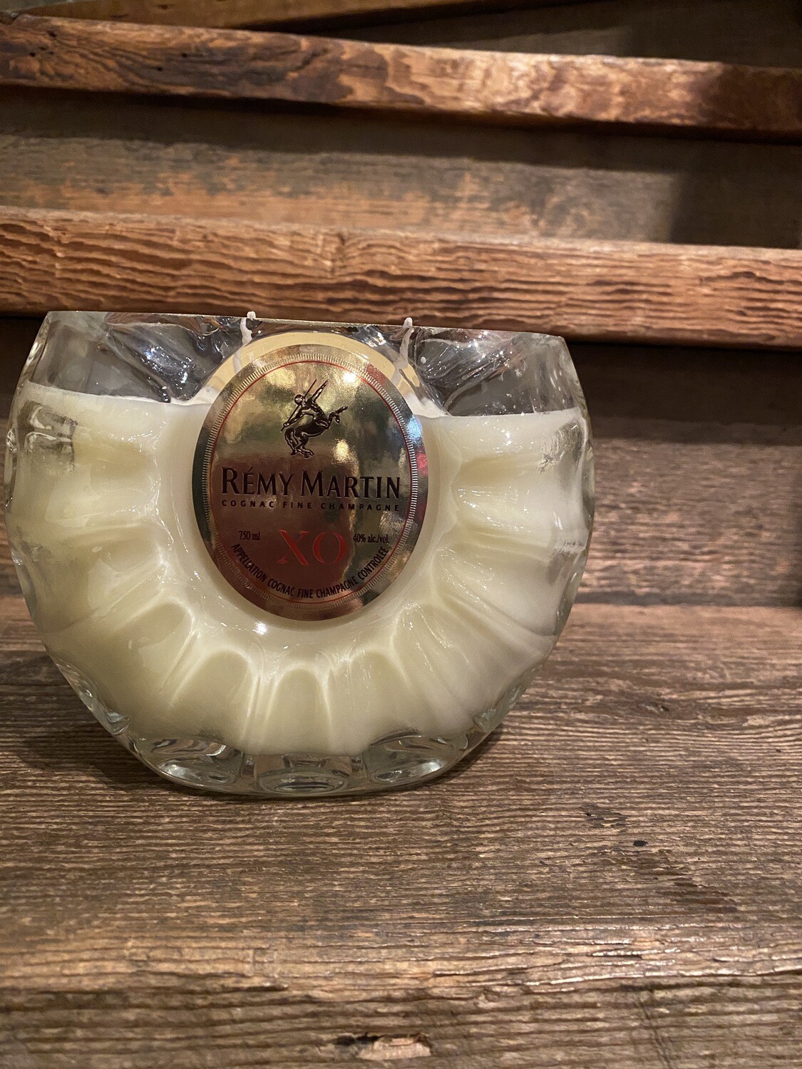 Remy Martin Recycled Bottle Candle