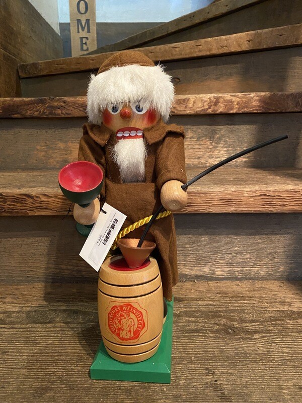 Bacchus Monk Wine Maker Nutcracker