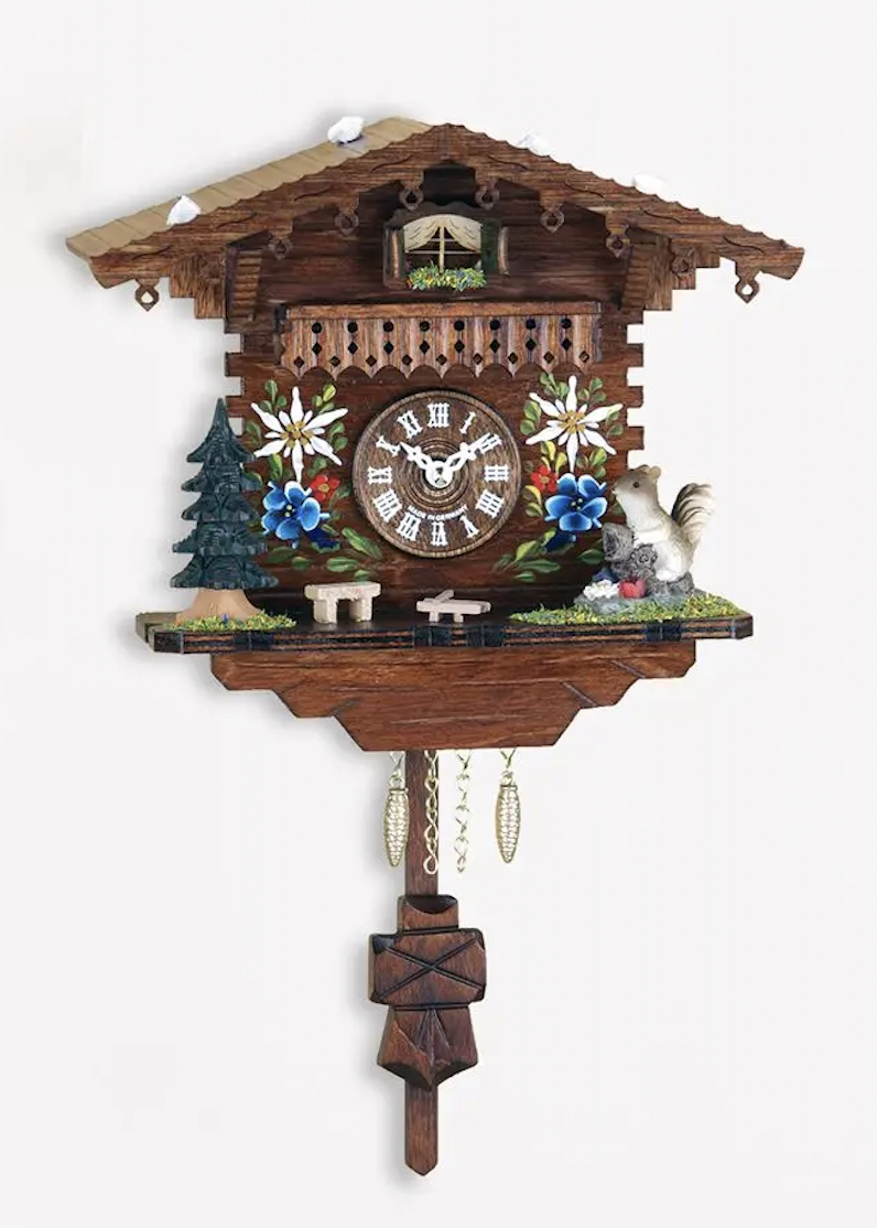 Edelweiss Novelty Clock