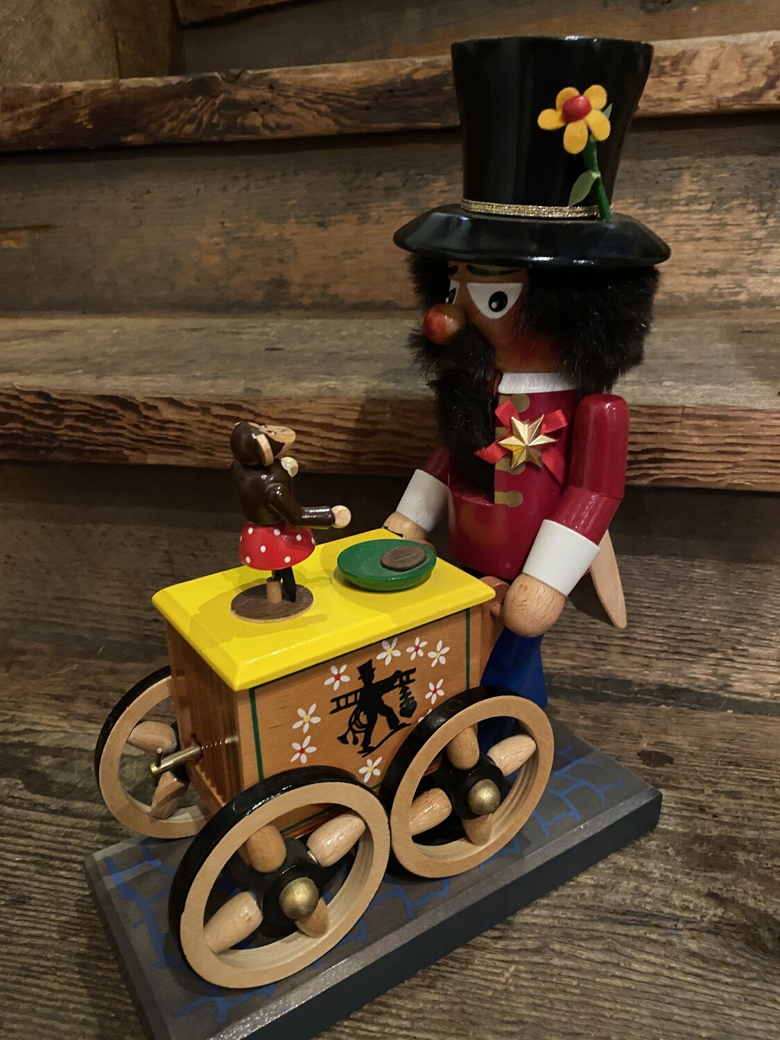 Berlin Organ Grinder Nutcracker and Music Box | The Red Stable