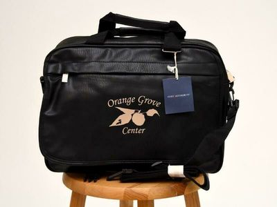 WORK BAG - BLACK LEATHER