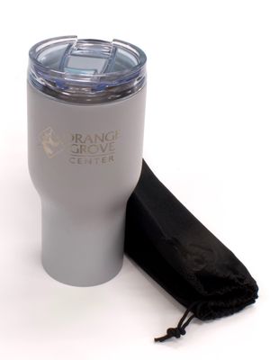 INSULATED TRAVEL TUMBLER - SILVER