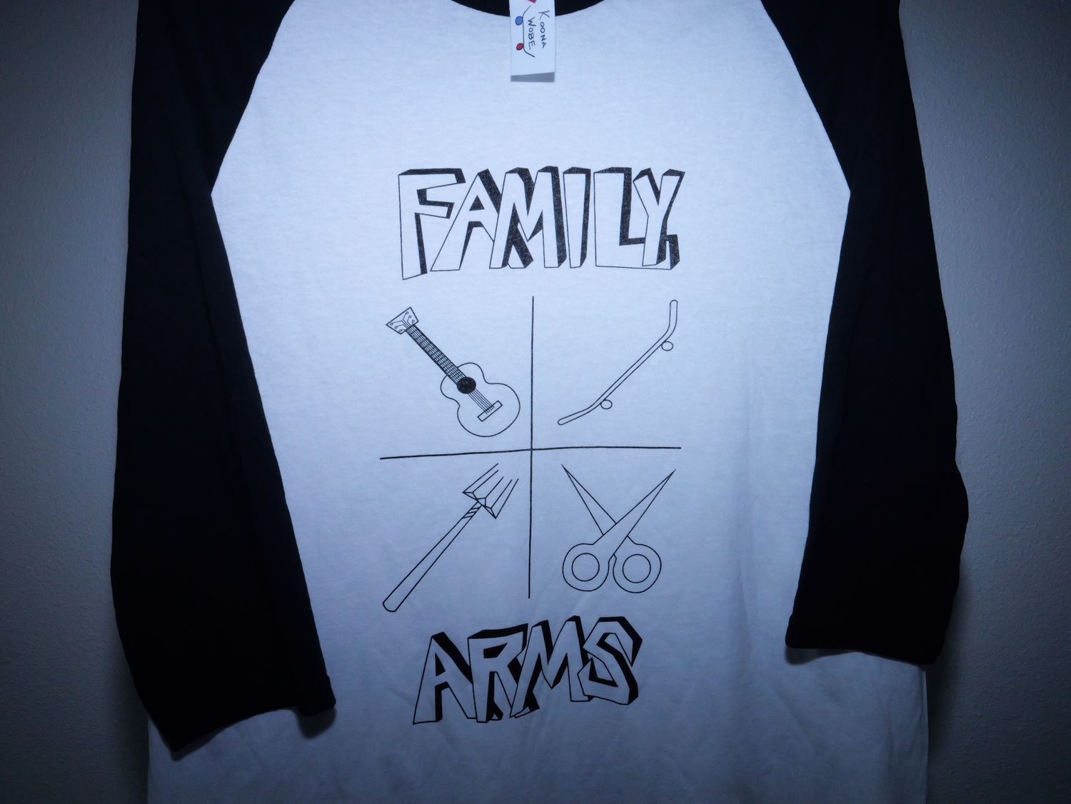 Family Arms Logo Baseball Tee- Family Arms