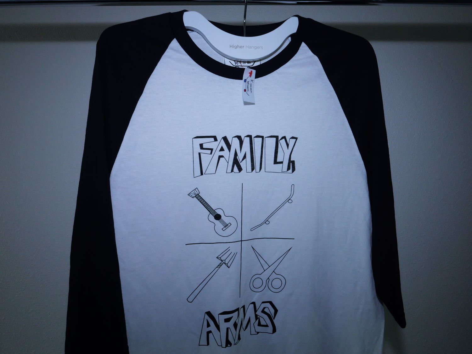 Family Arms Logo Baseball Tee- Family Arms
