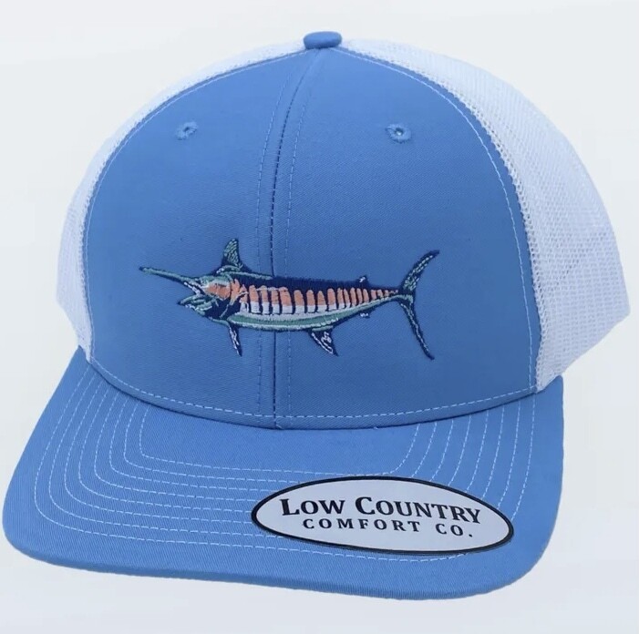 All Star Hats Pastel Marlin Trucker COLUMBIA BLUE/WHITE