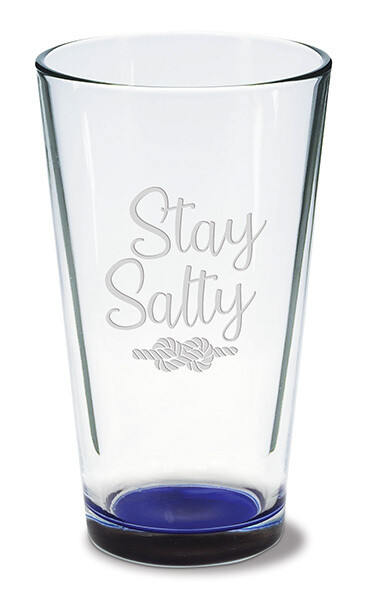 Cape Shore Pint Glass STAY SALTY