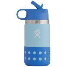 Hydro Flask 12 oz Kids Wide Mouth w/Straw Lid & Boot ICE