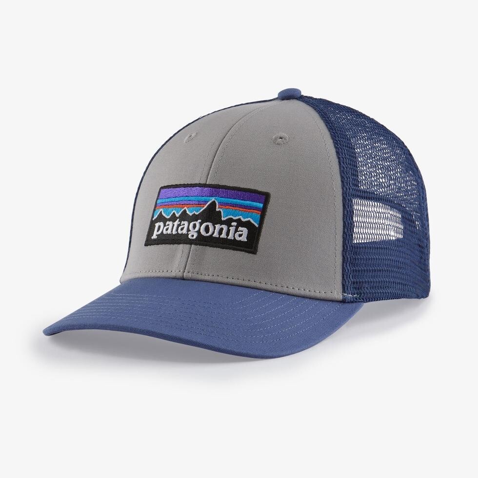 Patagonia P-6 Logo LoPro Trucker SALT GREY/CURRENT BLUE 