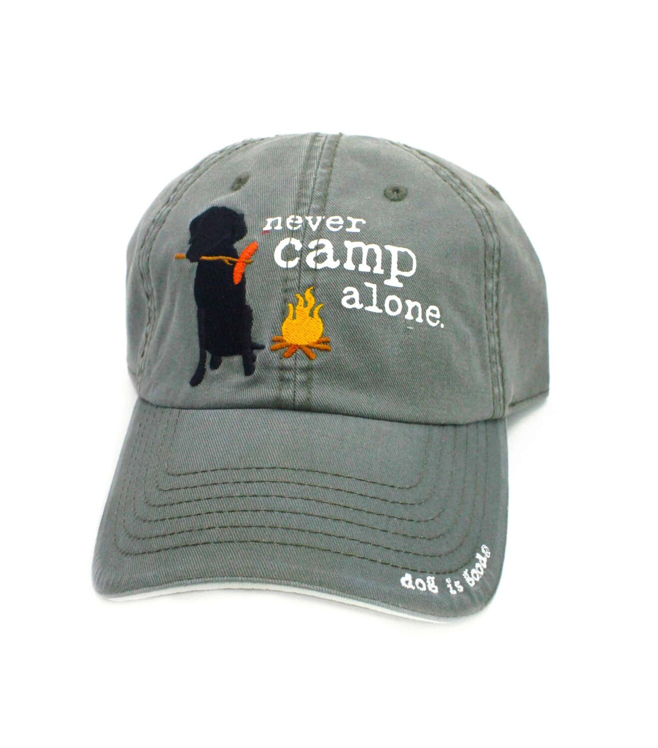 Dog is Good Hat: Never Camp Alone GREEN