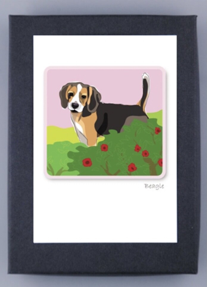 Paper Russells Dog Breed Notecards BEAGLE