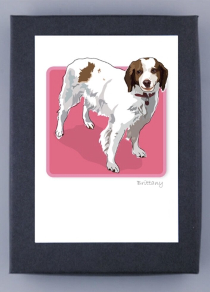 Paper Russells Dog Breed Notecards BRITTANY