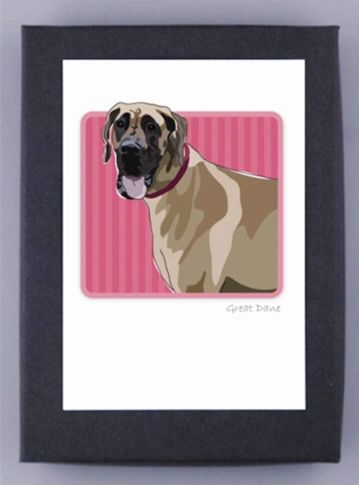 Paper Russells Dog Breed Notecards GREAT DANE