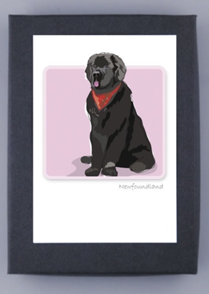 Paper Russells Dog Breed Notecards NEWFOUNDLAND
