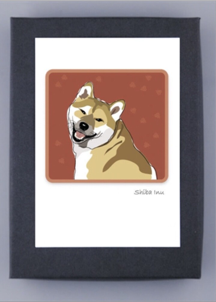 Paper Russells Dog Breed Notecards SHIBA INU