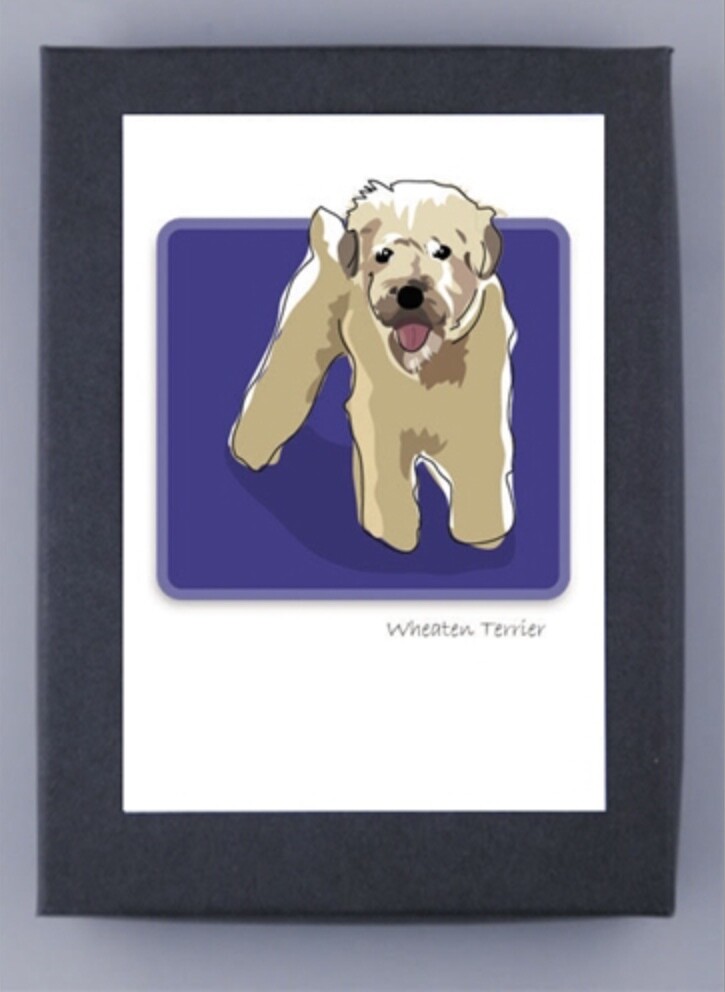 Paper Russells Dog Breed Notecards WHEATEN TERRIER