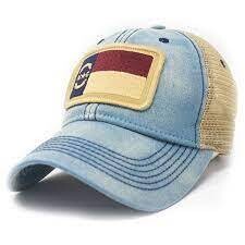 S.L. Revival Co North Carolina Trucker Hat AMERICANA BLUE