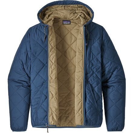 Patagonia M Diamond Quilted Bomber Hoody ST BLUE