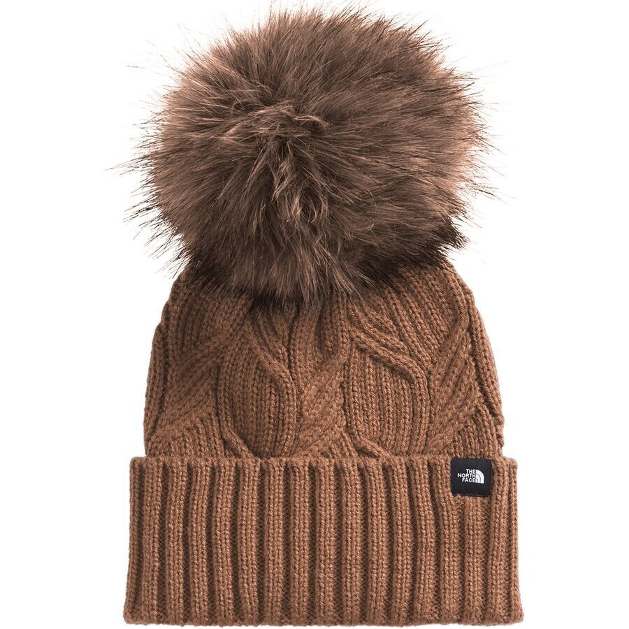 The North Face Youth Omega Fur Pom PINECONE BROWN