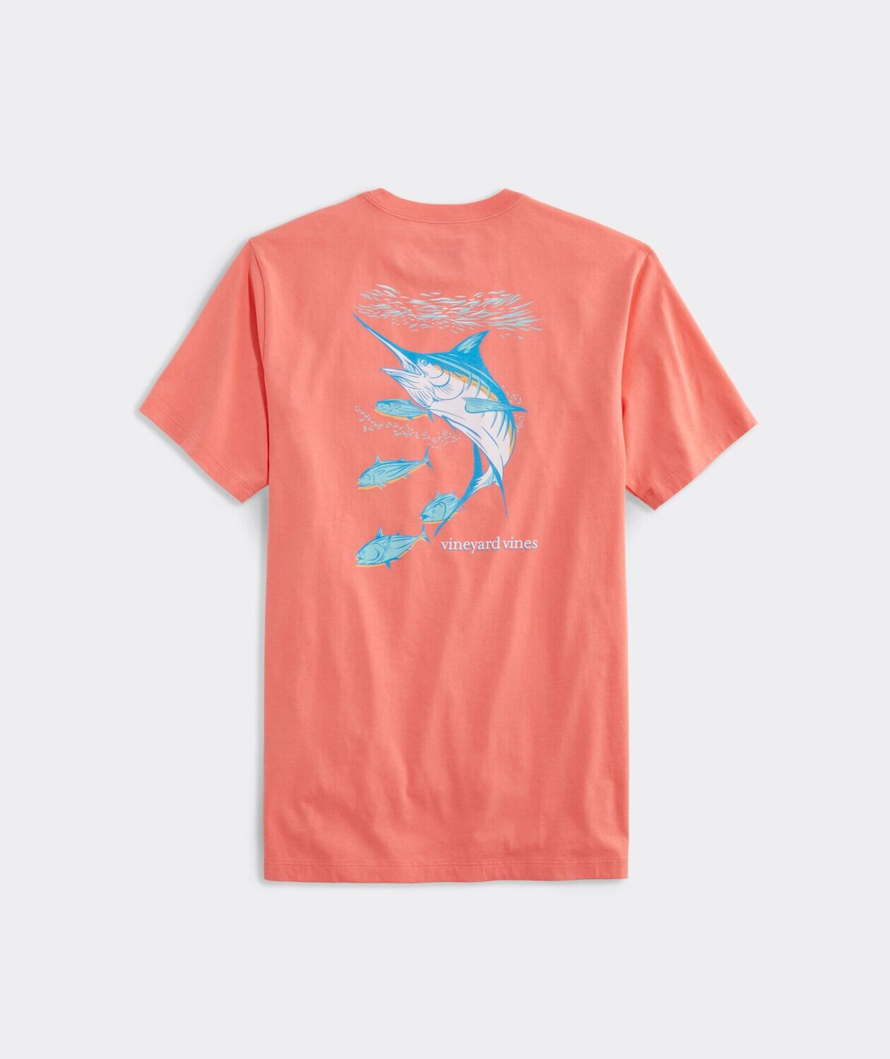 Vineyard Vines M SS Painted Marlin PASSION FRUIT