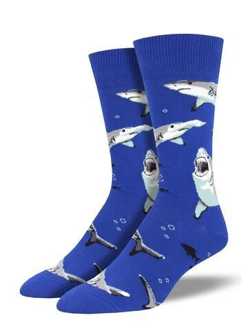 Socksmith M Shark Chums BLUE
