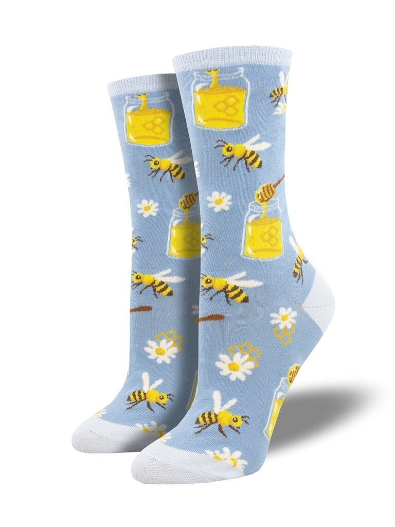 Socksmith W Bee My Honey BLUE
