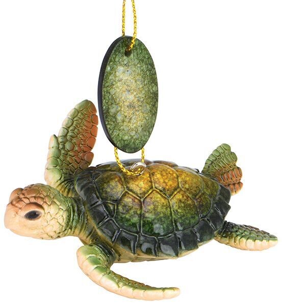 Cape Shore Ornament: Gloss Resin Baby Turtle