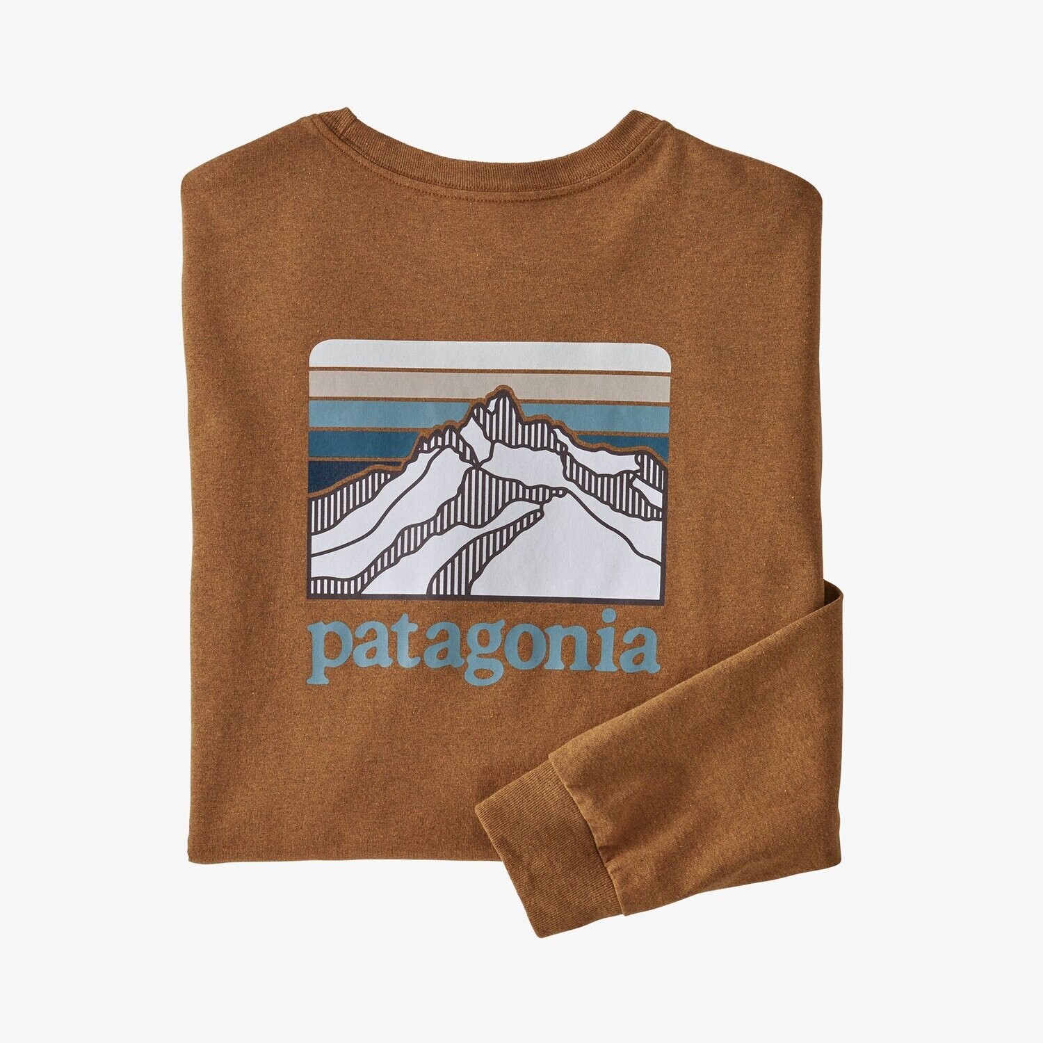 Patagonia M LS Line Logo Ridge Responsibilitee BEAR BROWN