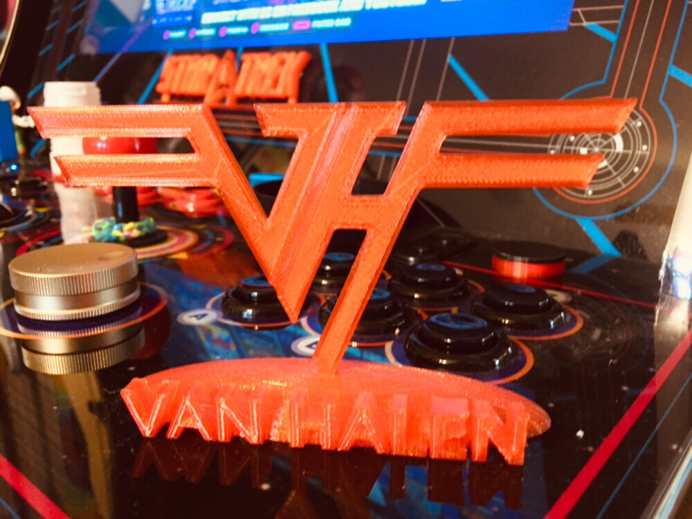 VAN HALEN logo Arcade Caddie