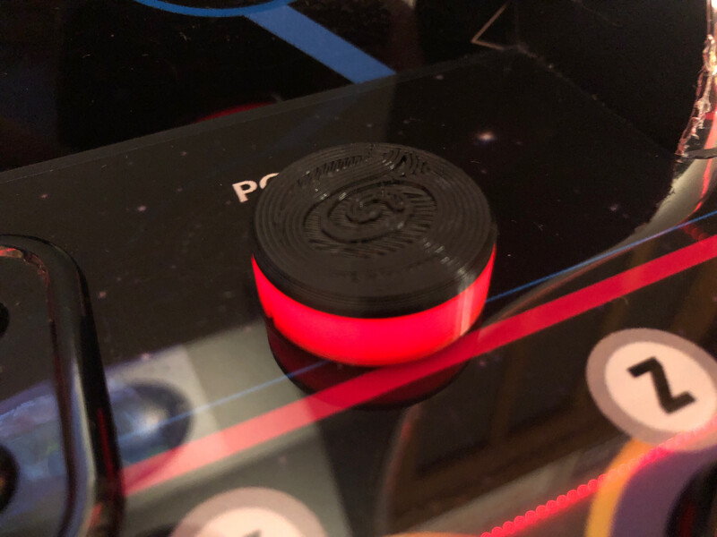 The Stealth Dual-Color ATGames Legends Ultimate Power Button Cover - LIMITED EDITION! 