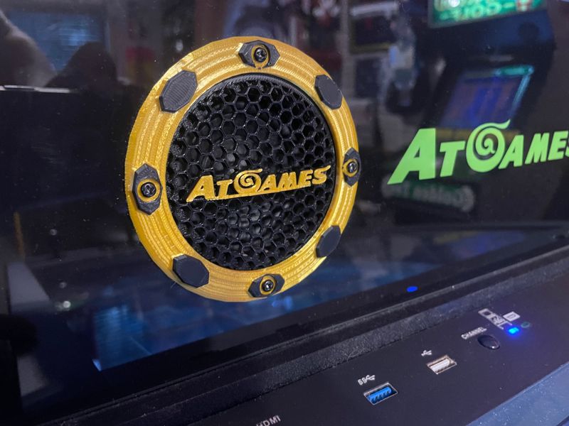 AtGames Legends Pinball Performance Speaker Grills and Grill Ringz - Add that flare you NEED!