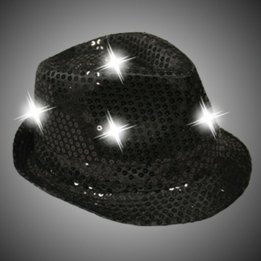 L.E.D. Black Fedora