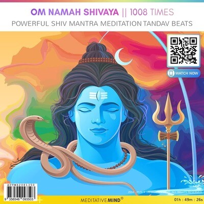 OM NAMAH SHIVAYA || 1008 Times - Powerful Shiv Mantra Meditation Tandav Beats