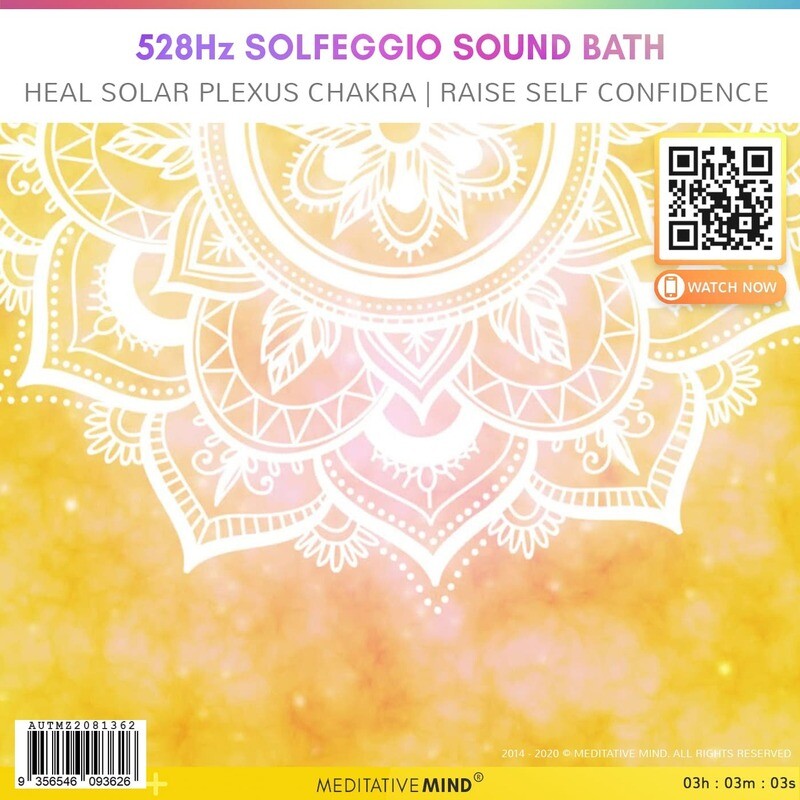 528Hz Solfeggio Sound Bath - Heal Solar Plexus Chakra | Raise Self Confidence