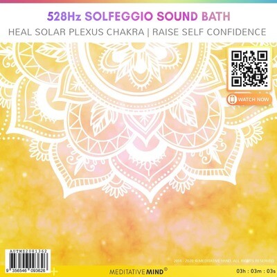 528Hz Solfeggio Sound Bath - Heal Solar Plexus Chakra | Raise Self Confidence
