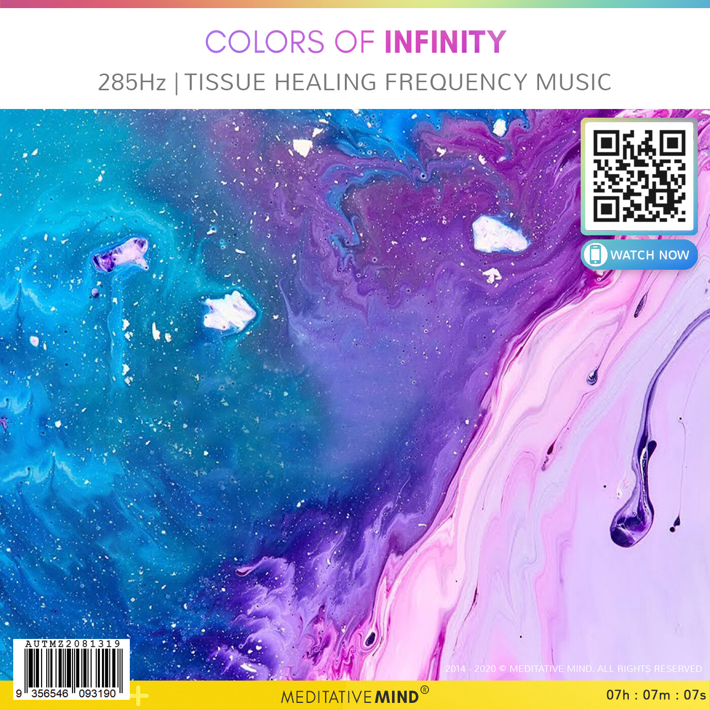 Colors of Infinity - 285Hz | Tissue Healing Frequency Music