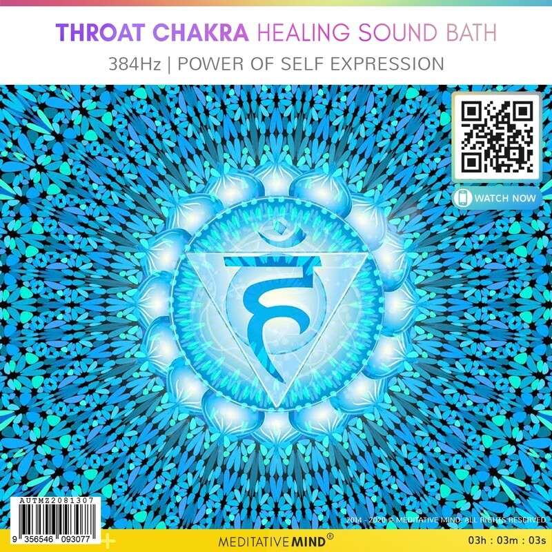 Throat Chakra Healing Sound Bath - 384Hz | Power of Self Expression