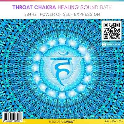 THROAT CHAKRA HEALING SOUND BATH - 384Hz | Power of Self Expression