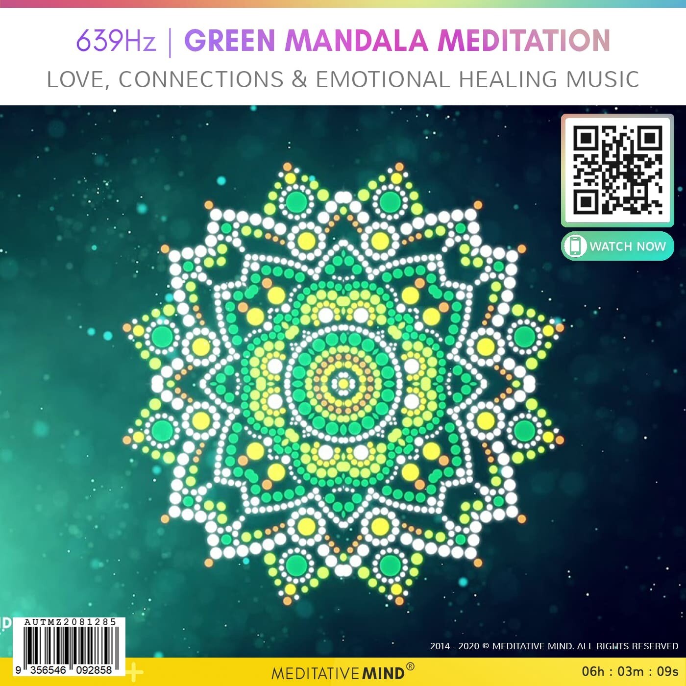 639Hz | GREEN MANDALA MEDITATION - Love, Connections & Emotional Healing Music