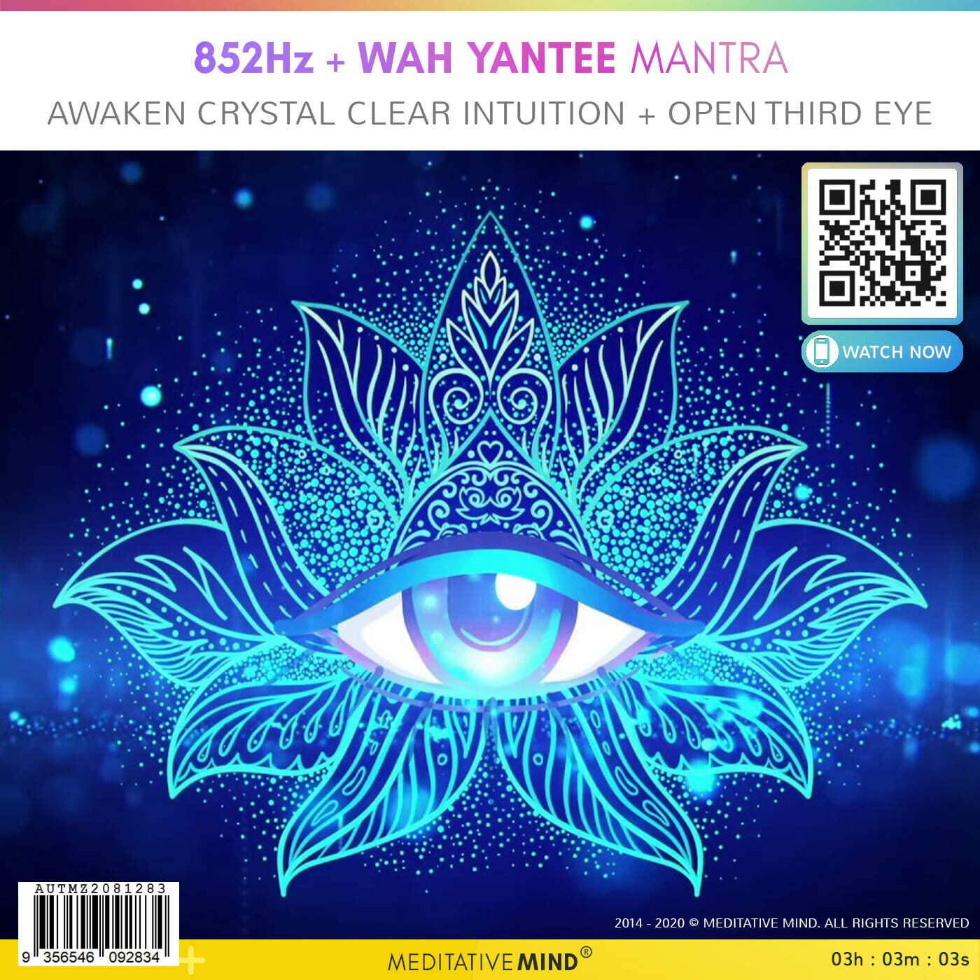 852Hz + Wah Yantee Mantra - Awaken Crystal Clear Intuition + Open Third Eye