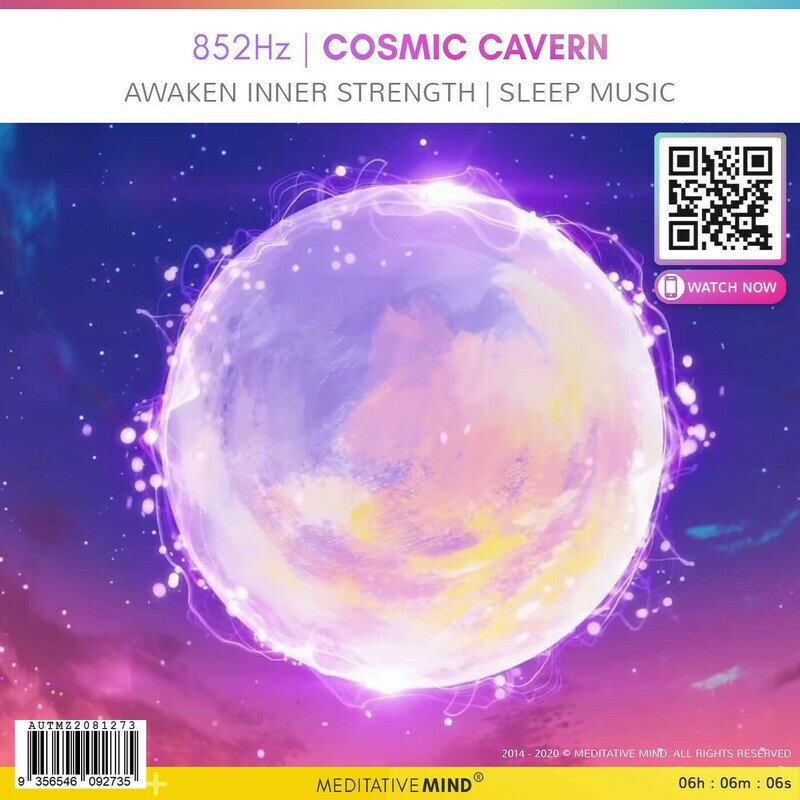 852Hz | COSMIC CAVERN - Awaken Inner Strength | Sleep Music