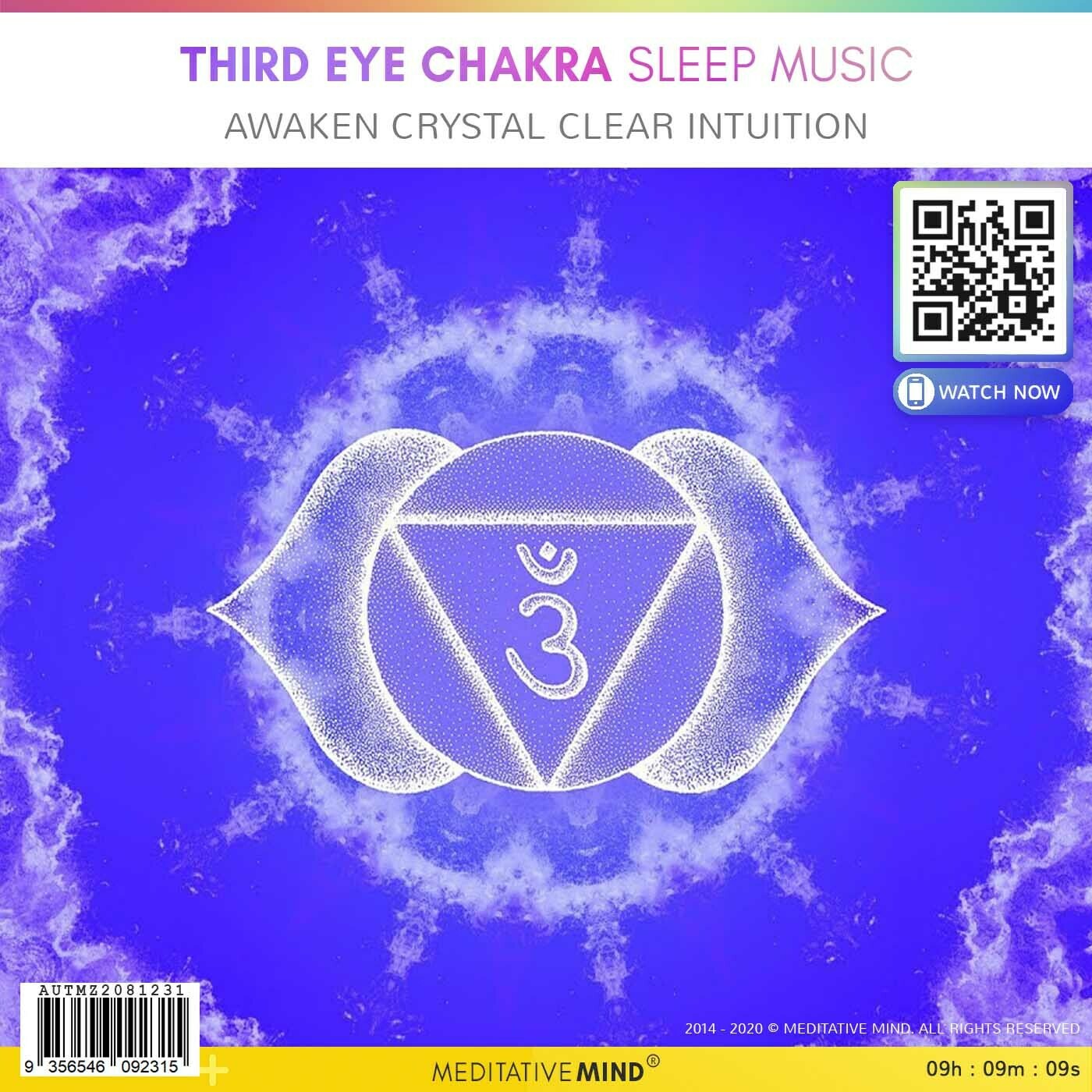 THIRD EYE CHAKRA Sleep Music - Awaken Crystal Clear Intuition