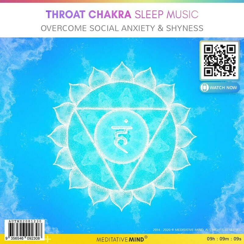 THROAT CHAKRA Sleep Music - Overcome Social Anxiety & Shyness