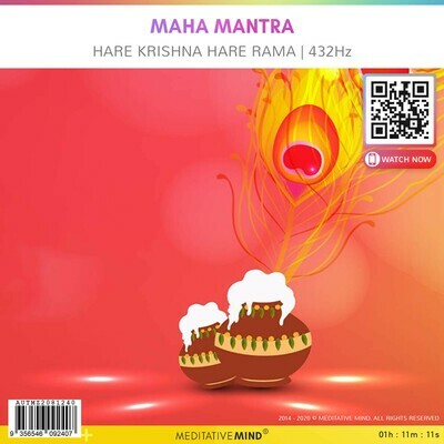 MAHA MANTRA - HARE KRISHNA HARE RAMA | 432Hz