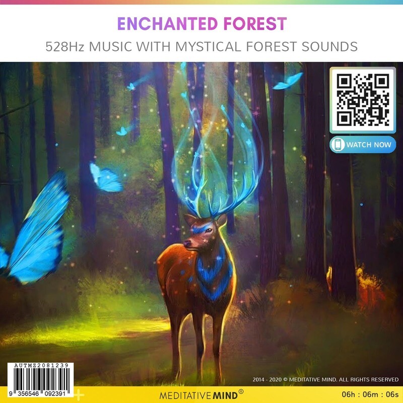 Enchanted Forest - 528Hz Music with Mystical Forest Sounds