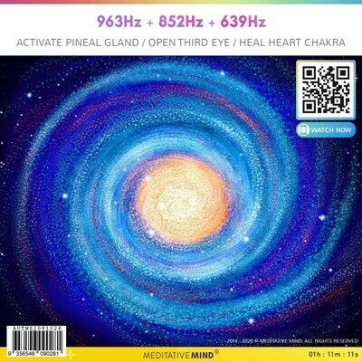 963Hz + 852Hz + 639Hz - Activate Pineal Gland + OpenThird Eye + Heal Heart Chakra 963Hz + 852Hz + 639Hz - Activate Pineal Gland + OpenThird Eye + Heal Heart Chakra