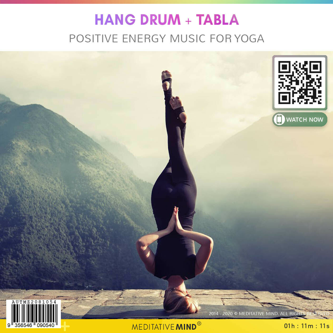 Hang Drum + Tabla Positive Energy Music for Yoga Meditative Mind's