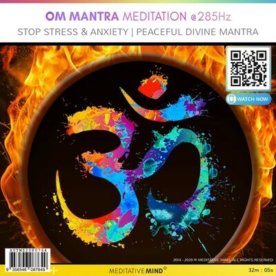 OM Mantra Meditation @ 285 Hz - Stop Stress & Anxiety l Peaceful Divine Mantra