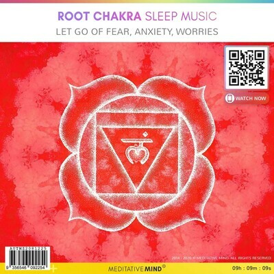 Root Chakra Sleep Music - Let Go of Fear, Anxiety, Worries