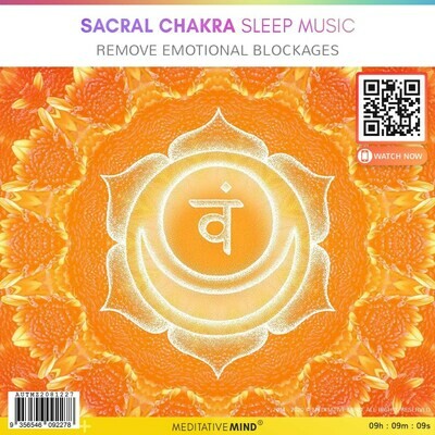 SACRAL CHAKRA Sleep Music - Remove Emotional Blockages