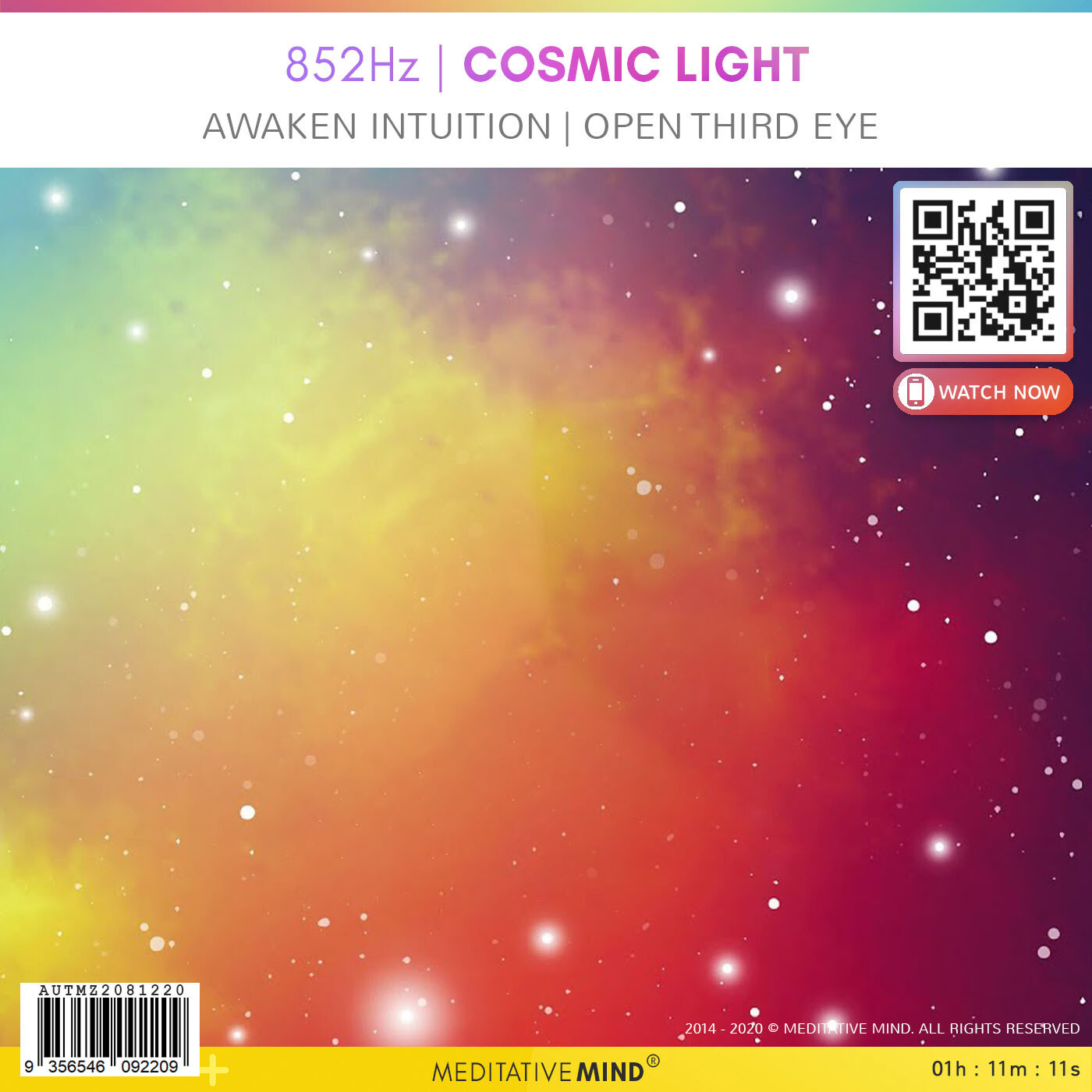 852Hz | Cosmic Light - Awaken Intuition | Open Third Eye